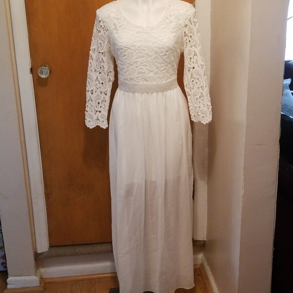 bouhill Dresses & Skirts - Ladies XXL Simple Wedding Dress or Reception Dress